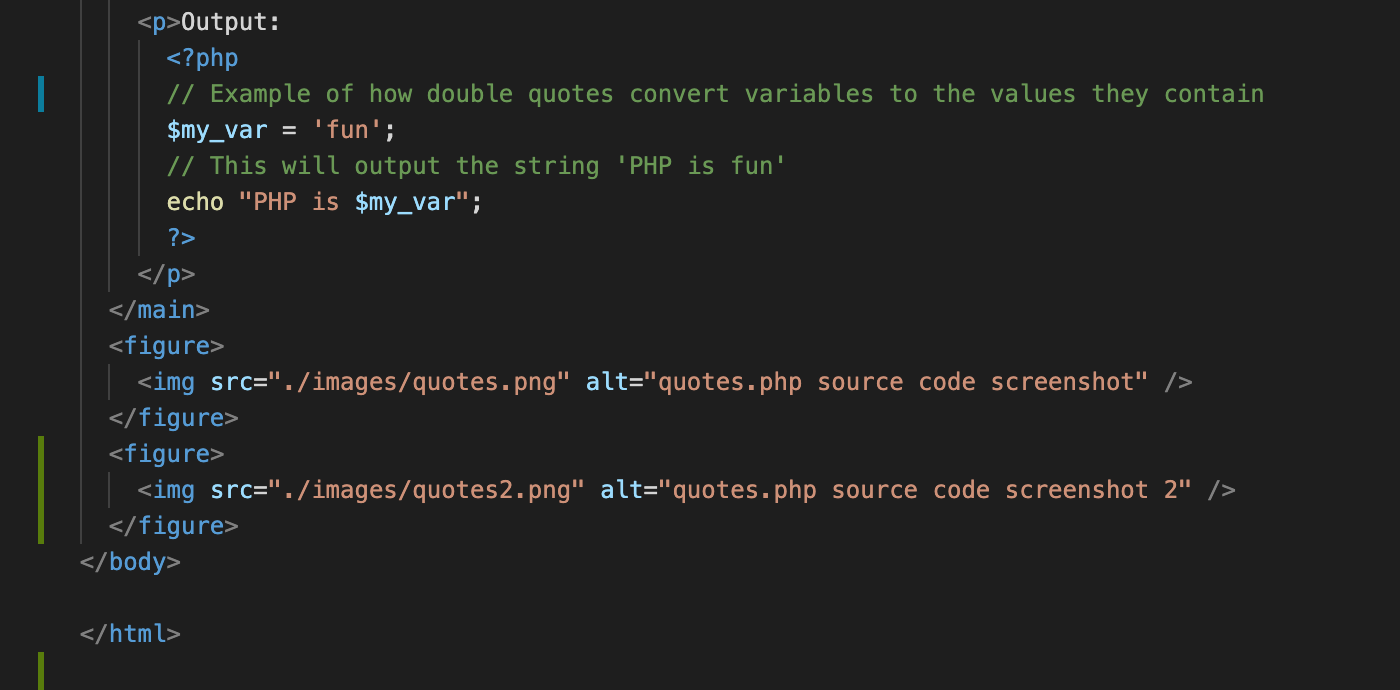 quotes.php source code screenshot 2